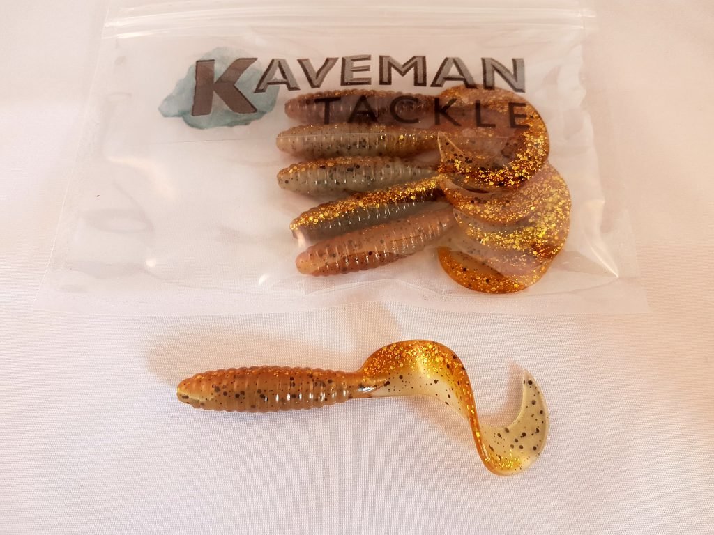 Grub Curly tail soft bait 4″ | Kaveman Tackle